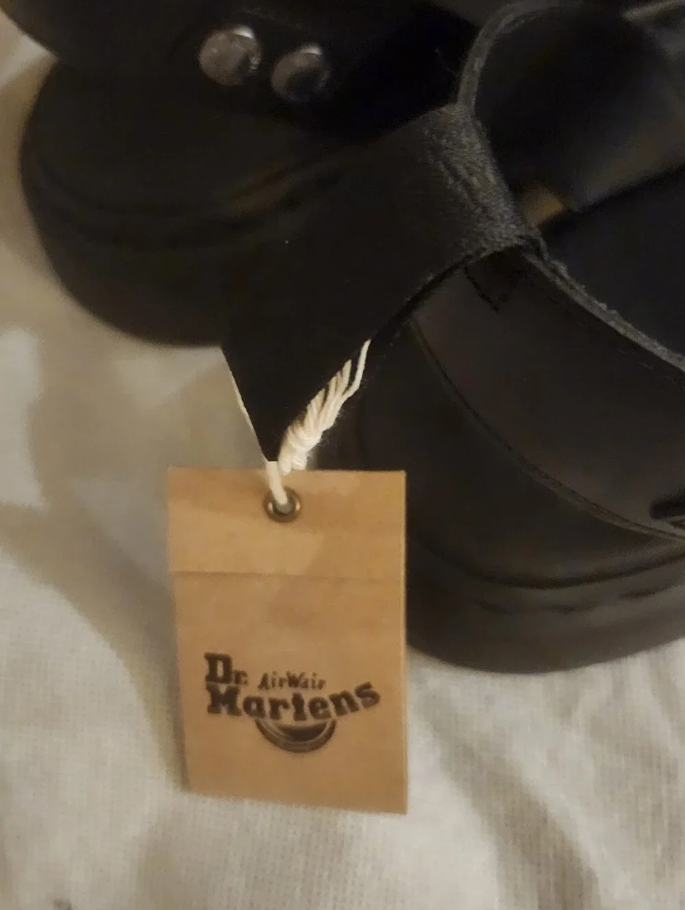 Dr. Martens Black Triple-Buckle Platform Sandals
